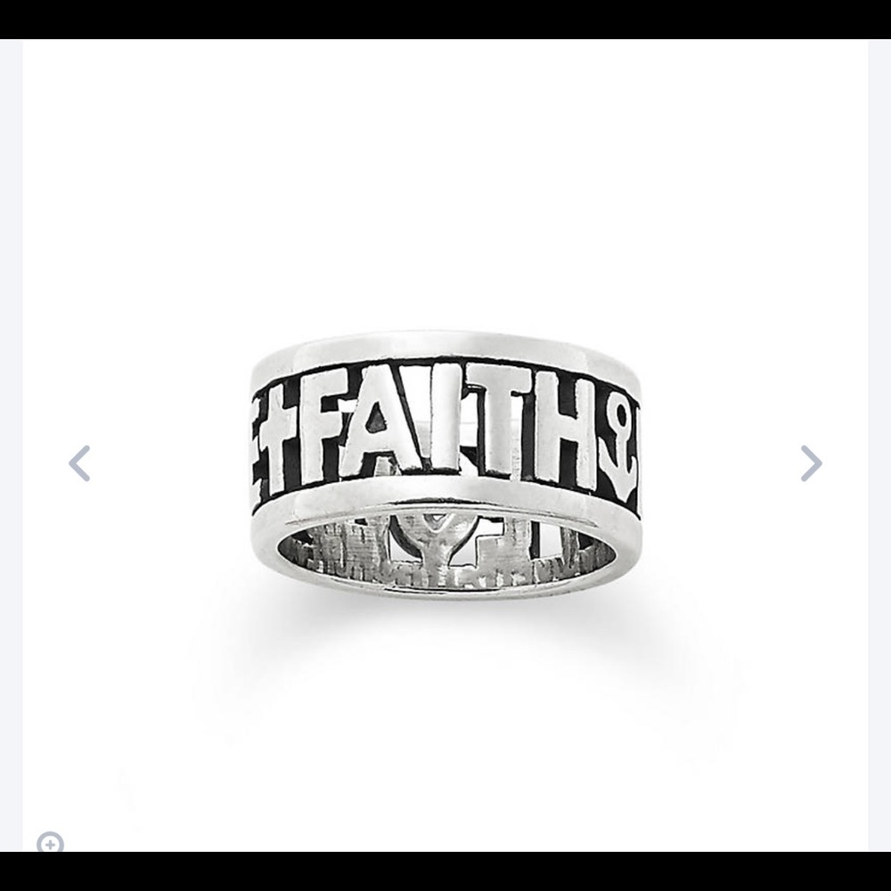 James Avery Faith, Loves, and Hope Ring SIZE 6